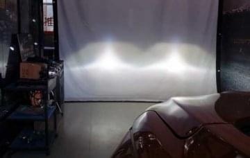 透明汽車(chē)模型教學(xué):寶駿大燈測(cè)試